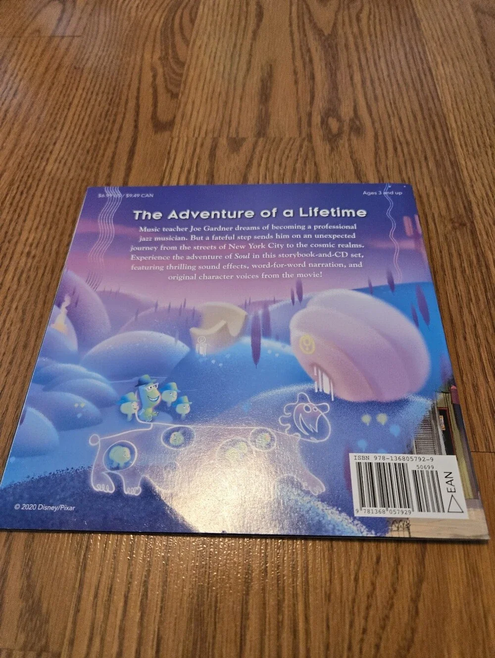 Soul Readalong Storybook and CD by Disney Books Paperback Colorful Book 2020 New